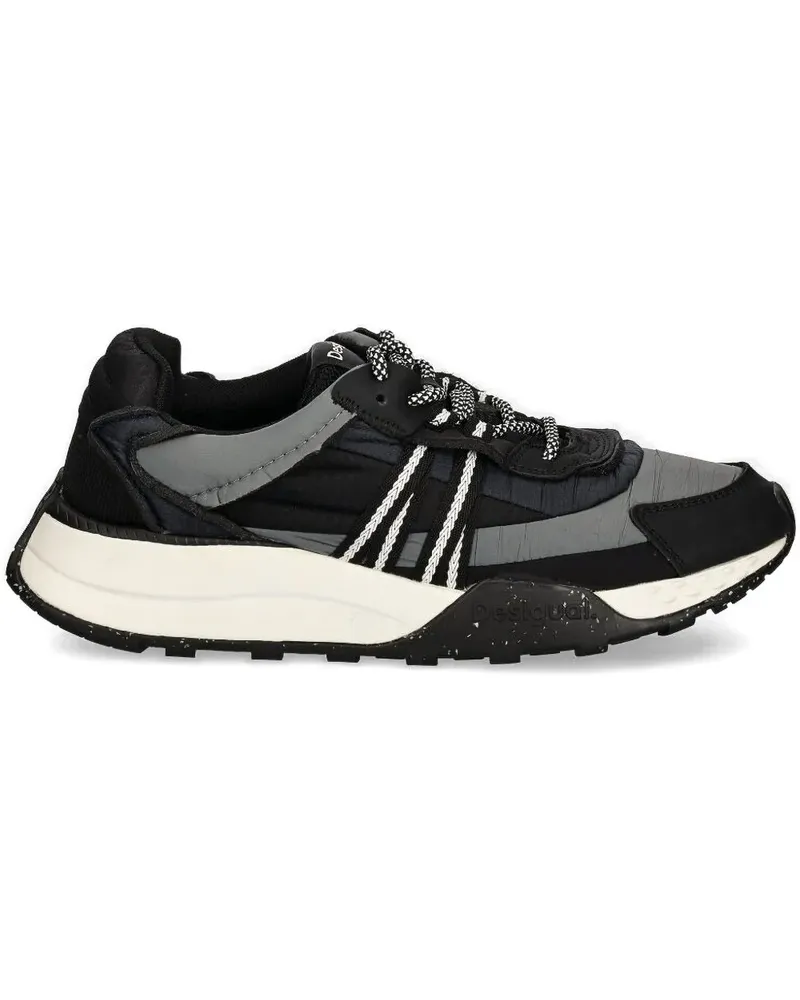 Desigual Sneakers mit Einsätzen - Schwarz Schwarz