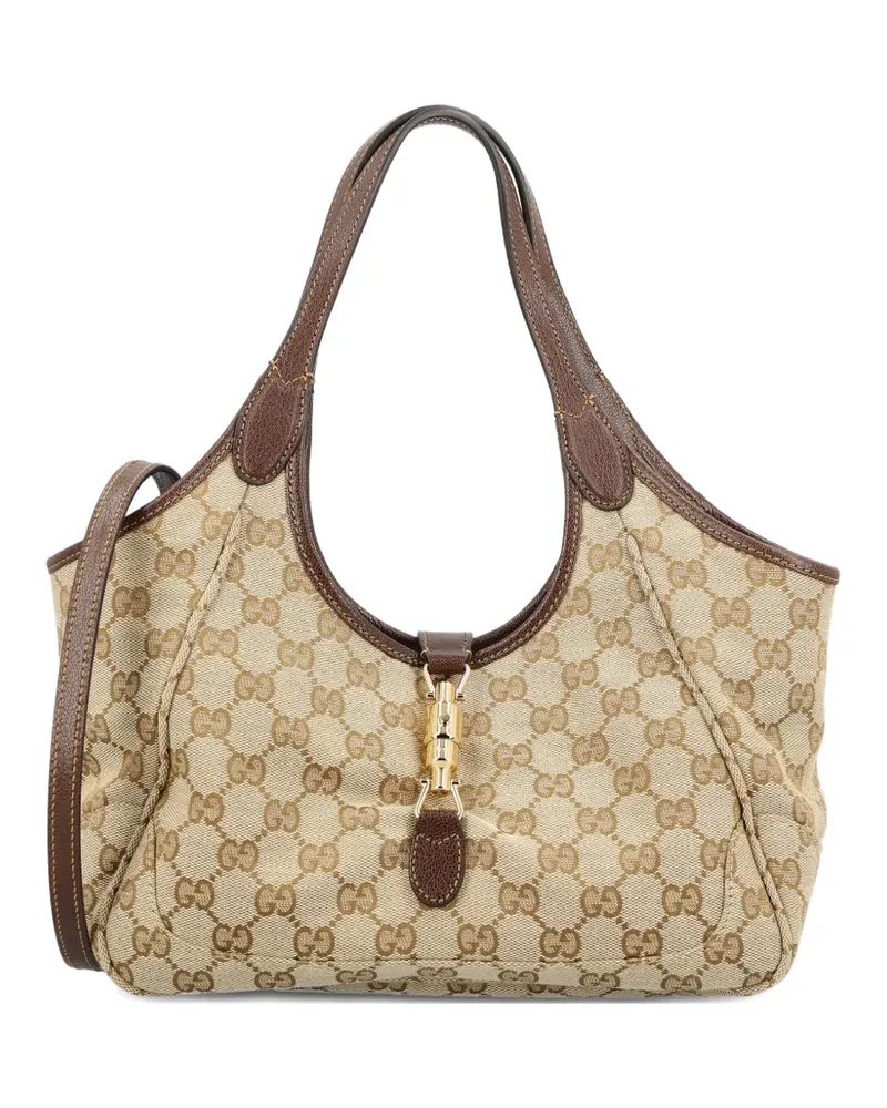 Gucci Kleiner Mercato Canvas-Tote Bag - Nude Nude