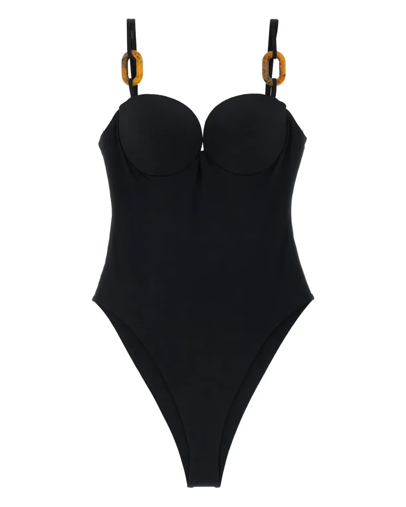 Magda Butrym black swimsuit - Schwarz Schwarz