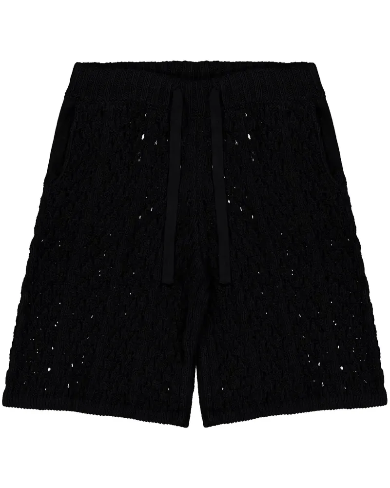 Laneus Klassische Shorts - Schwarz Schwarz