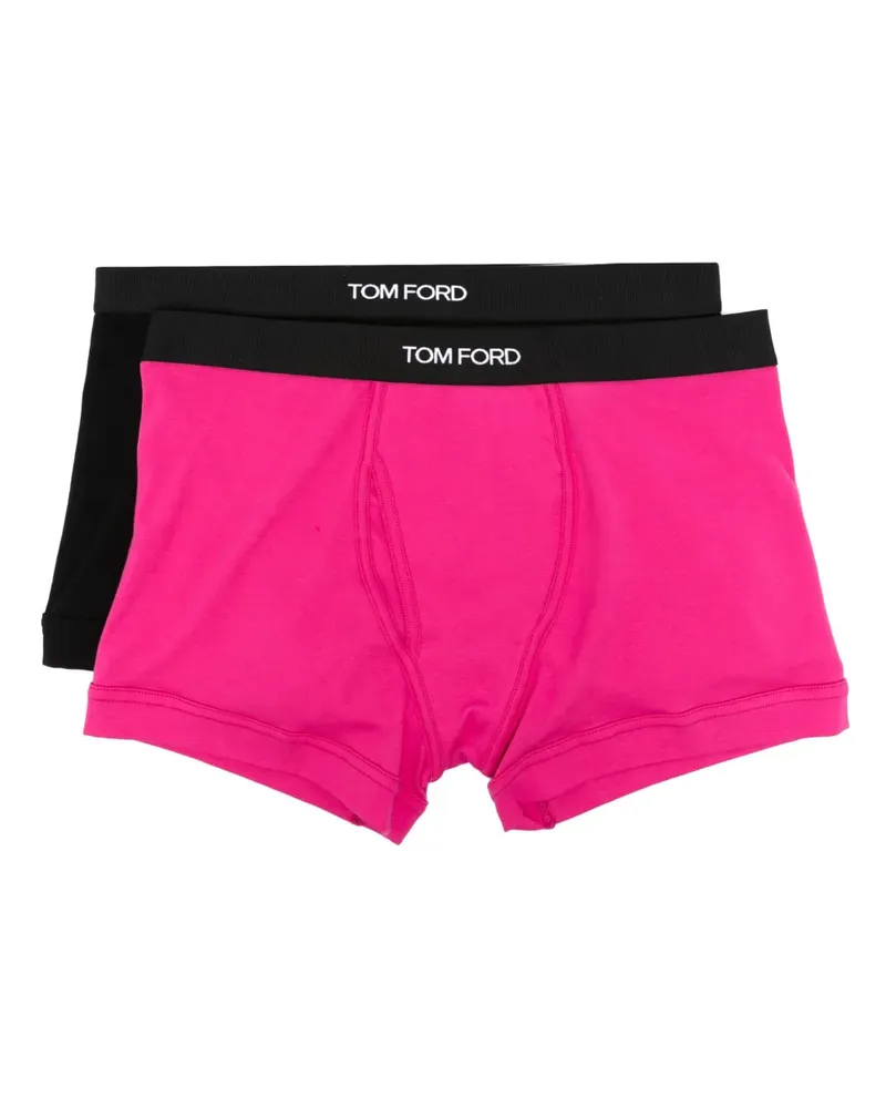 Tom Ford Boxershorts aus Baumwollgemisch (2er-Pack) - Schwarz Schwarz