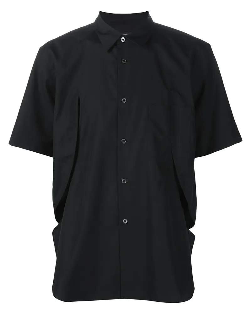 Comme des Garçons Hemd mit Schlitzen - Schwarz Schwarz