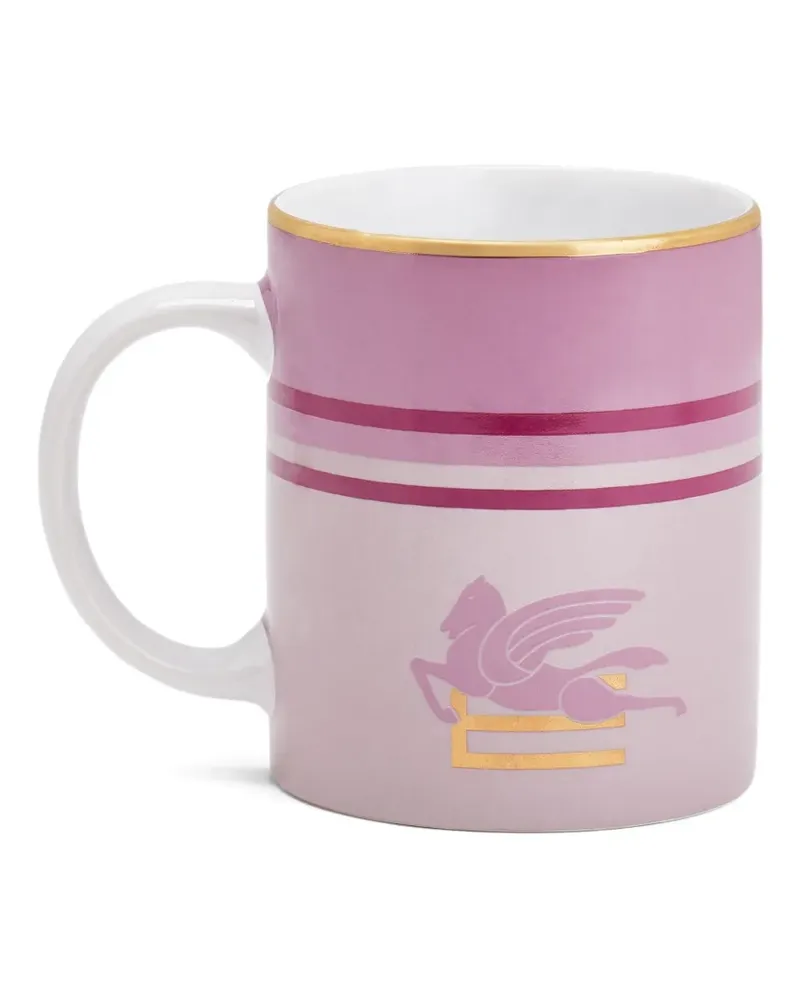 Etro Gestreifte Pegaso Tasse - Violett Violett