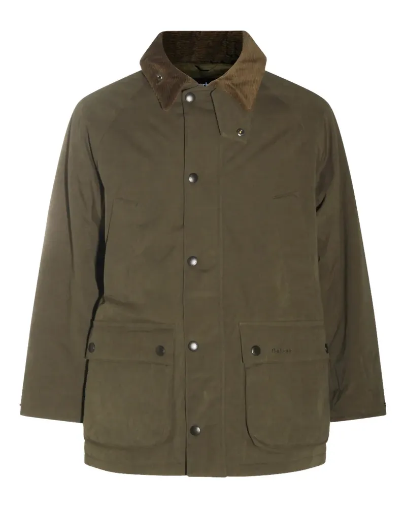 Barbour Bedale corduroy-collar jacket - Grün Grün