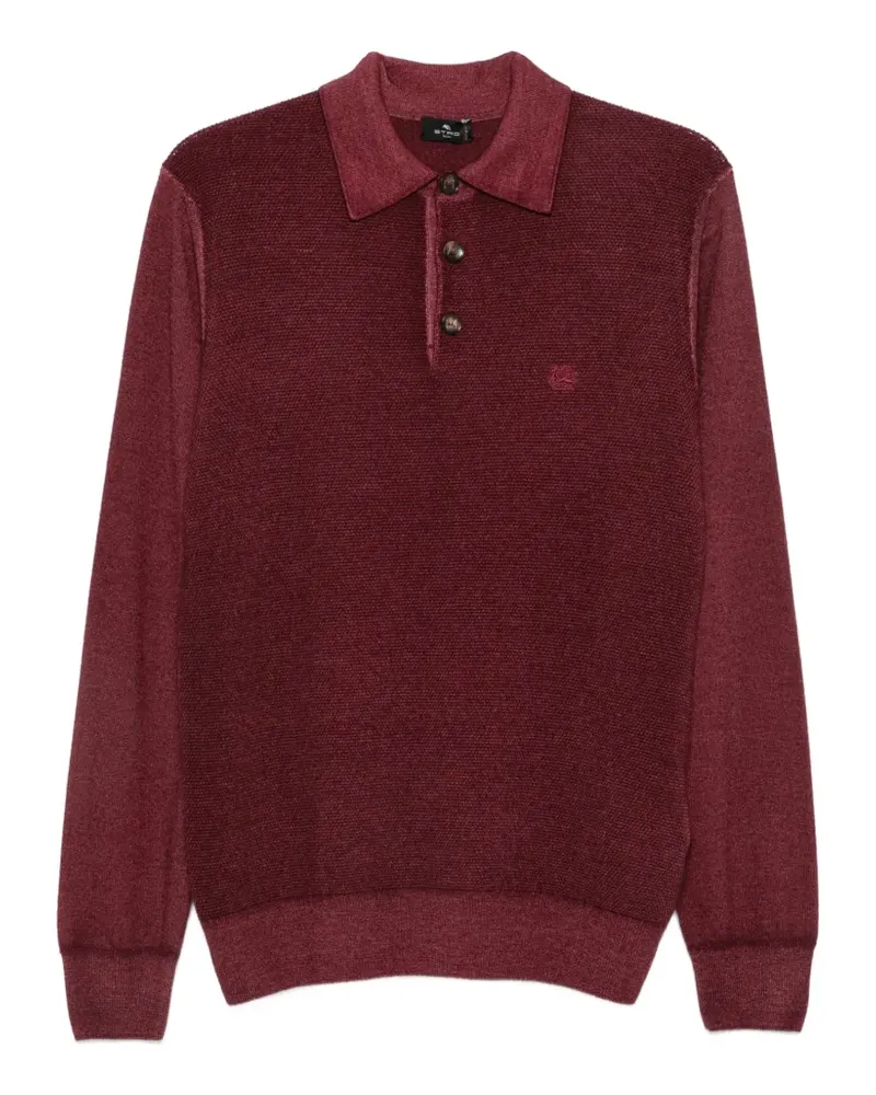 Etro Pullover mit Logo-Stickerei - Rot Rot