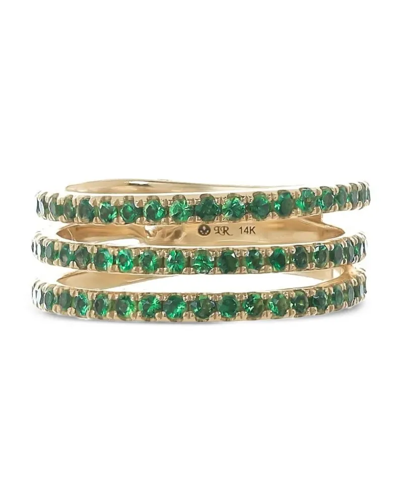 Loree Rodkin 14kt  Gelbgoldring mit Tsavorit Gold