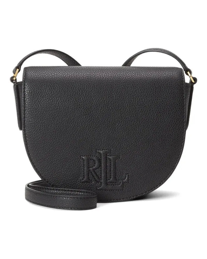 Ralph Lauren embossed-logo cross body bag - Schwarz Schwarz