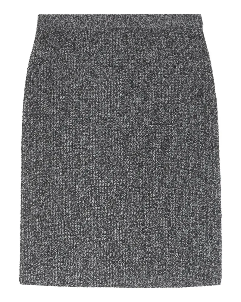 ASPESI marl-knit pencil mini skirt - Grau Grau