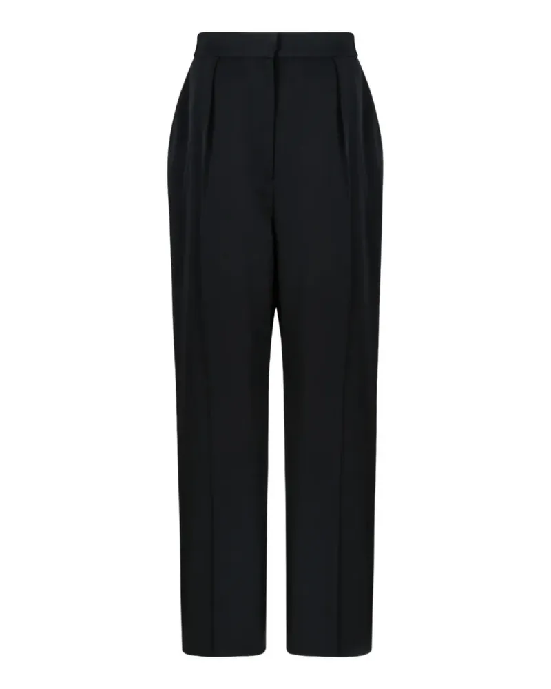 Balmain pleated straight-leg trousers - Schwarz Schwarz