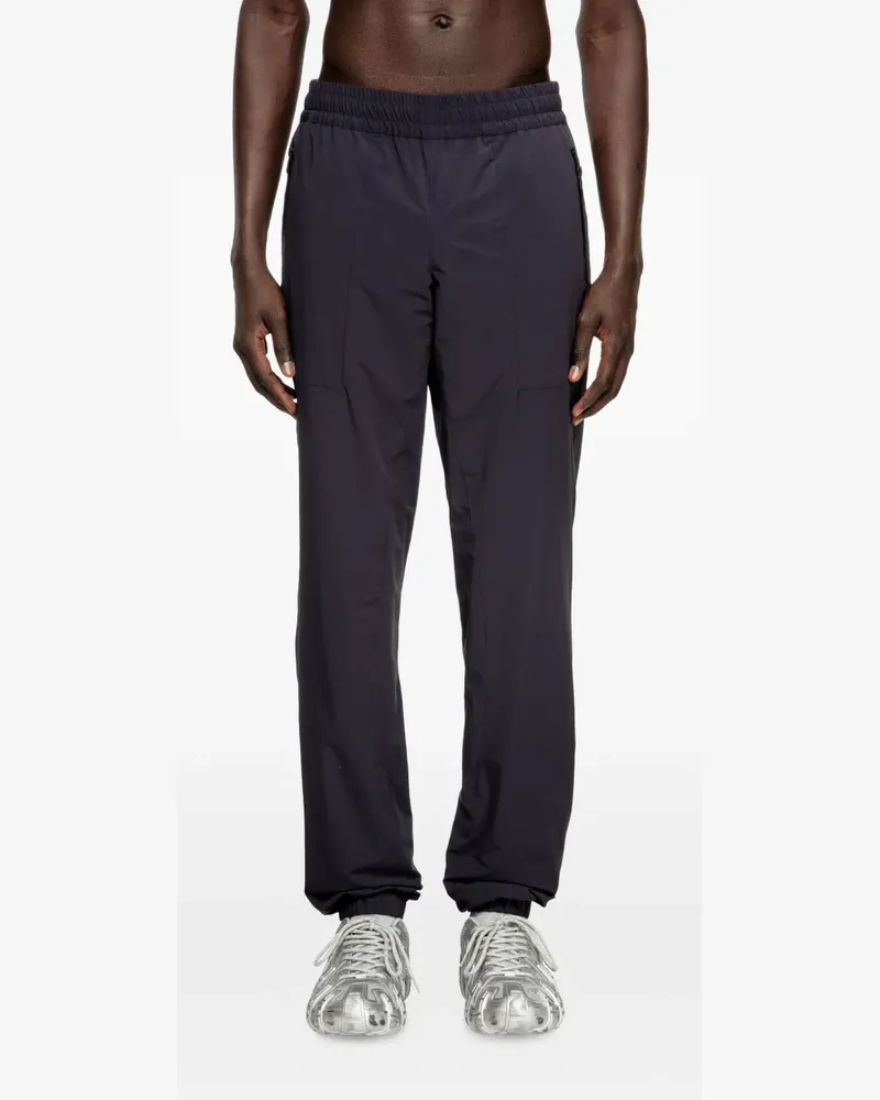 Diesel Stretchbund-Hose mit Reißverschlusstasche - Blau Blau