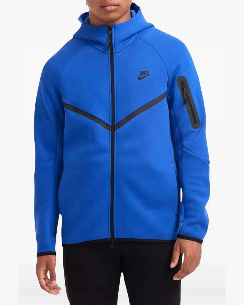 Nike Tech Windrunner "Game Royal/Black" Hoodie - Blau Blau