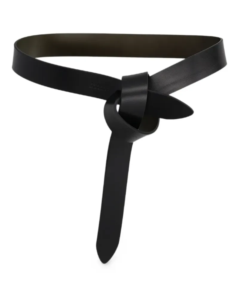 Isabel Marant Lecce Gürtel mit Knoten - Schwarz Schwarz