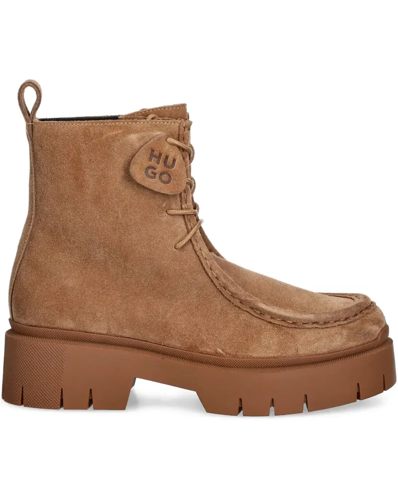 HUGO BOSS Stiefel mit Schnürung - Braun Braun