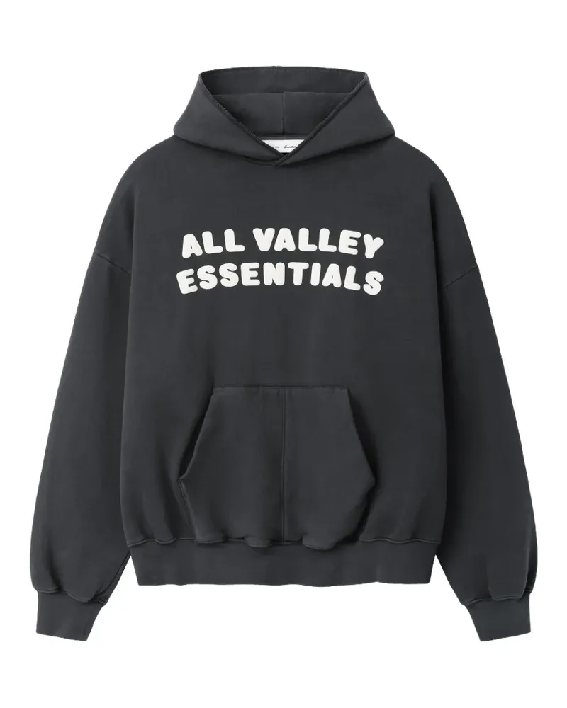 Fear of God 90s logo-print hoodie - Grau Grau