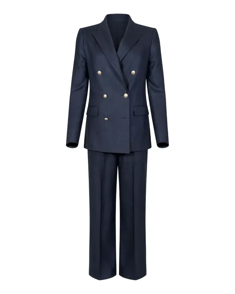 Tagliatore Doppelreihiger Anzug - Blau Blau
