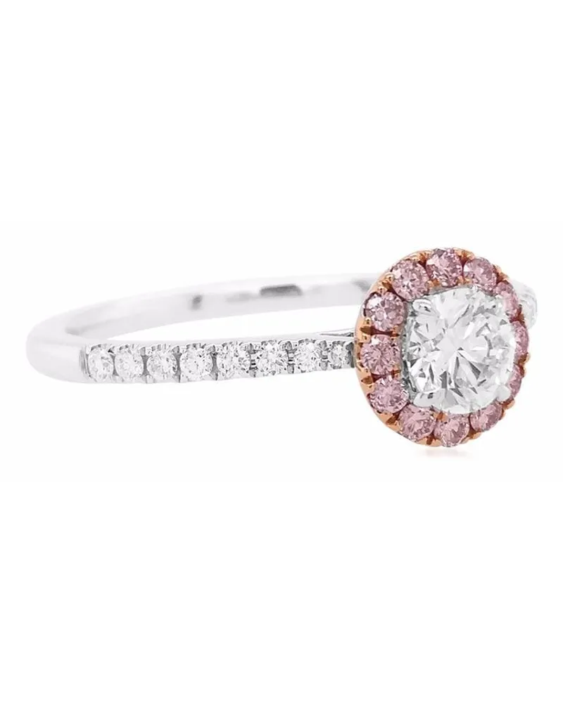 HYT Jewelry 18kt Argyle Weißgoldring mit Diamanten - Silber Silber