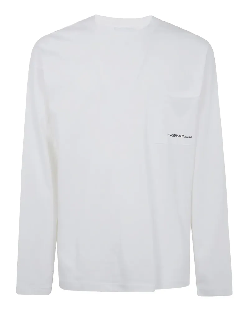 OAMC T-Shirt mit grafischem Print - Weiß Weiß