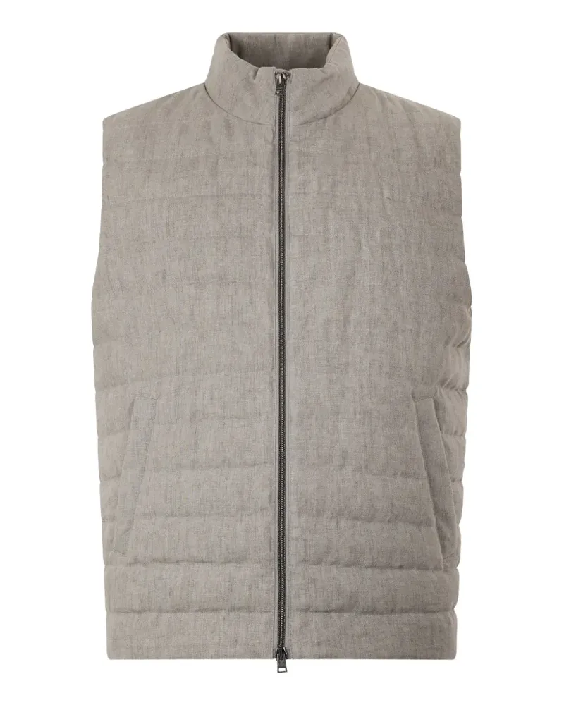 Herno zip-up gilet - Nude Nude
