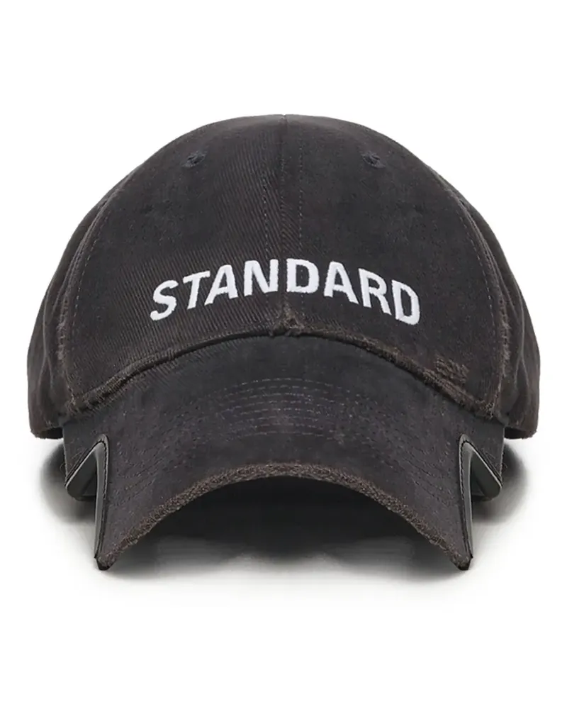 Balenciaga Baseballkappe mit Logo-Stickerei - Schwarz Schwarz