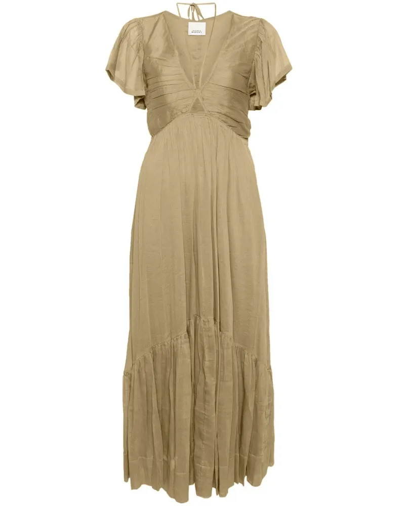Isabel Marant Agathe Maxikleid - Grün Grün