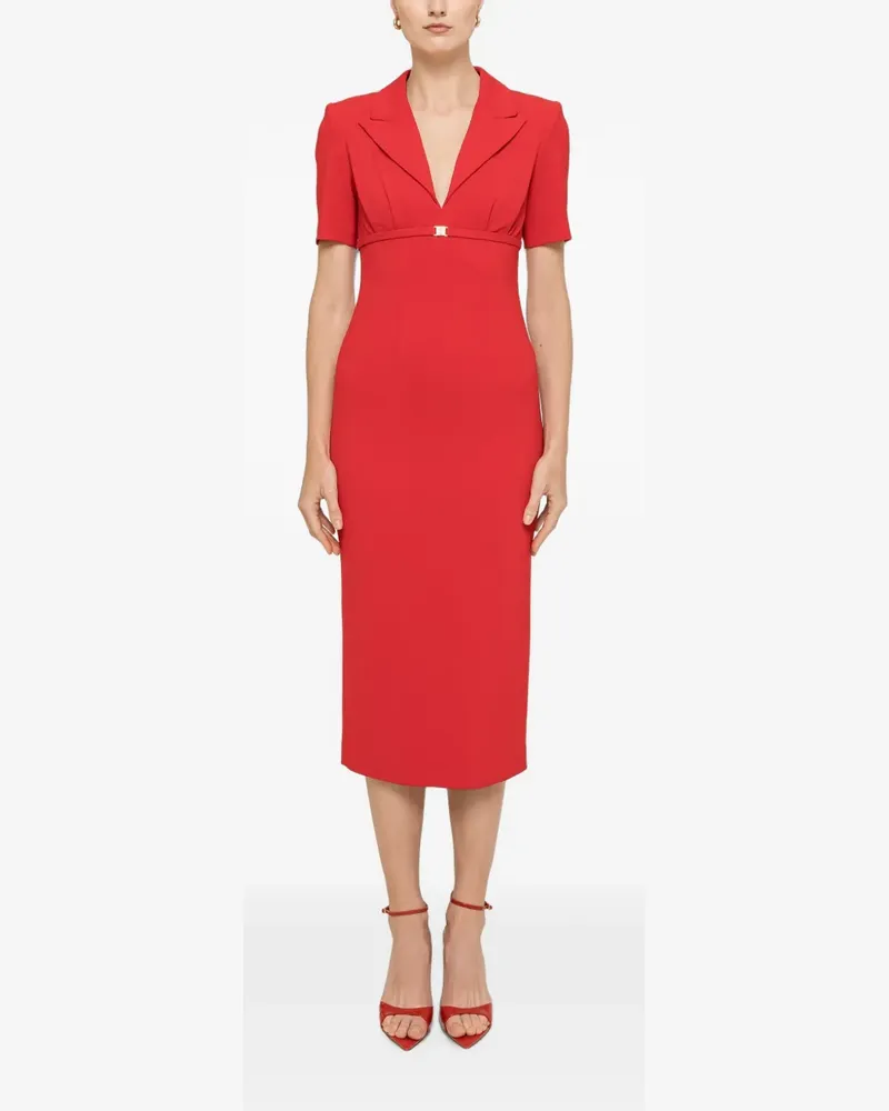 NISSA Schmales Midikleid - Rot Rot