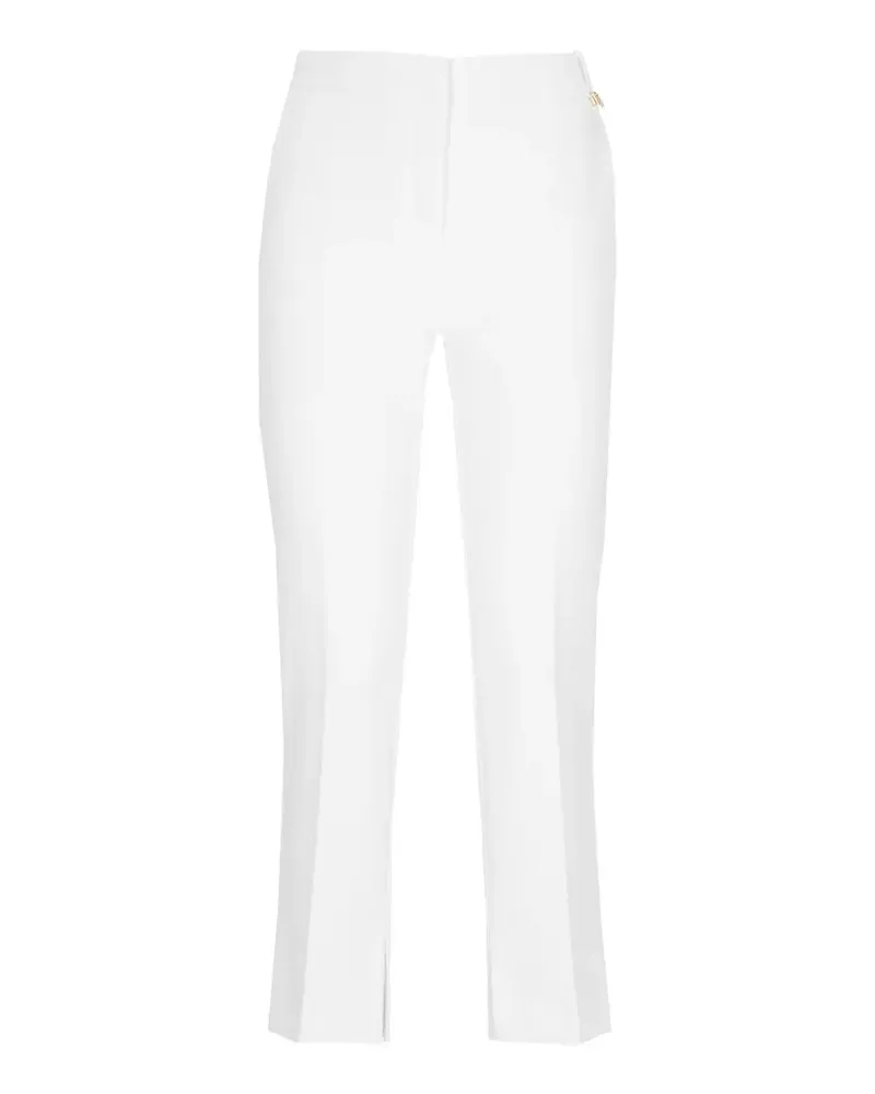 Elisabetta Franchi chain-detail trousers - Weiß Weiß