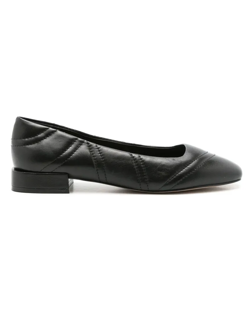 Sarah Chofakian Bestickte Ballerinas Schwarz