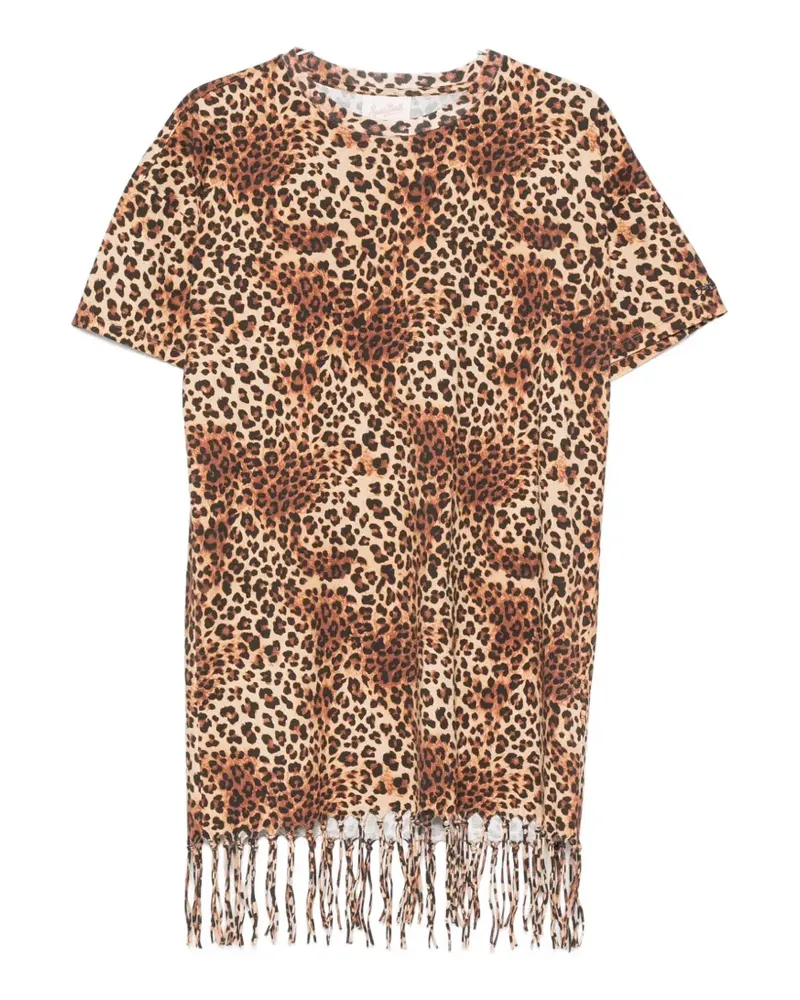 MC2 Saint Barth Macha String leopard-print mini dress - Braun Braun
