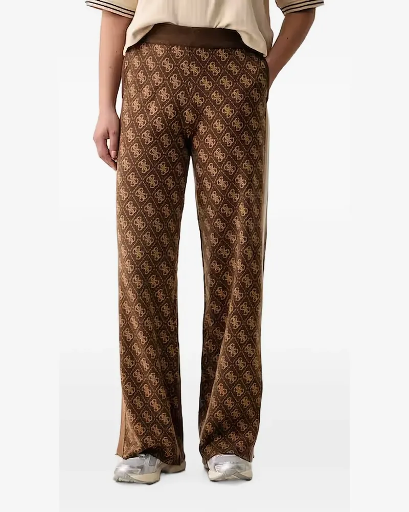 Guess 4G wide-leg track pants - Braun Braun