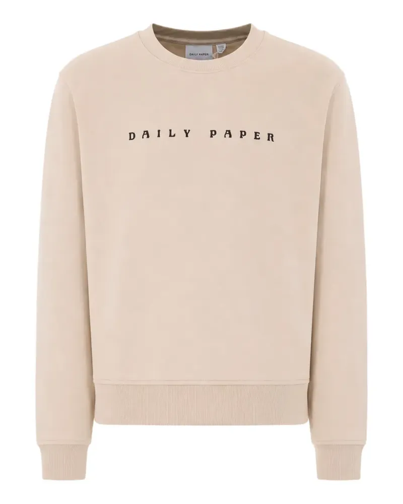 Daily Paper Alias Dias embroidered sweater - Nude Nude