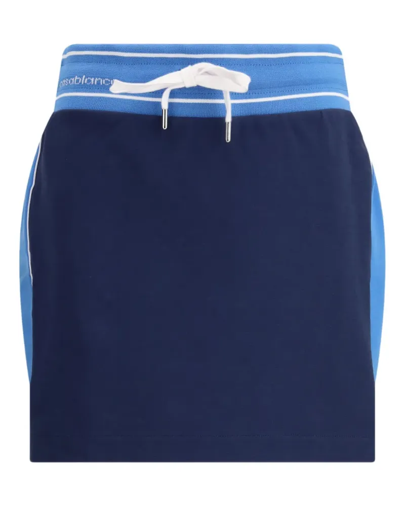 Casablanca Paris drawstring mini skirt - Blau Blau