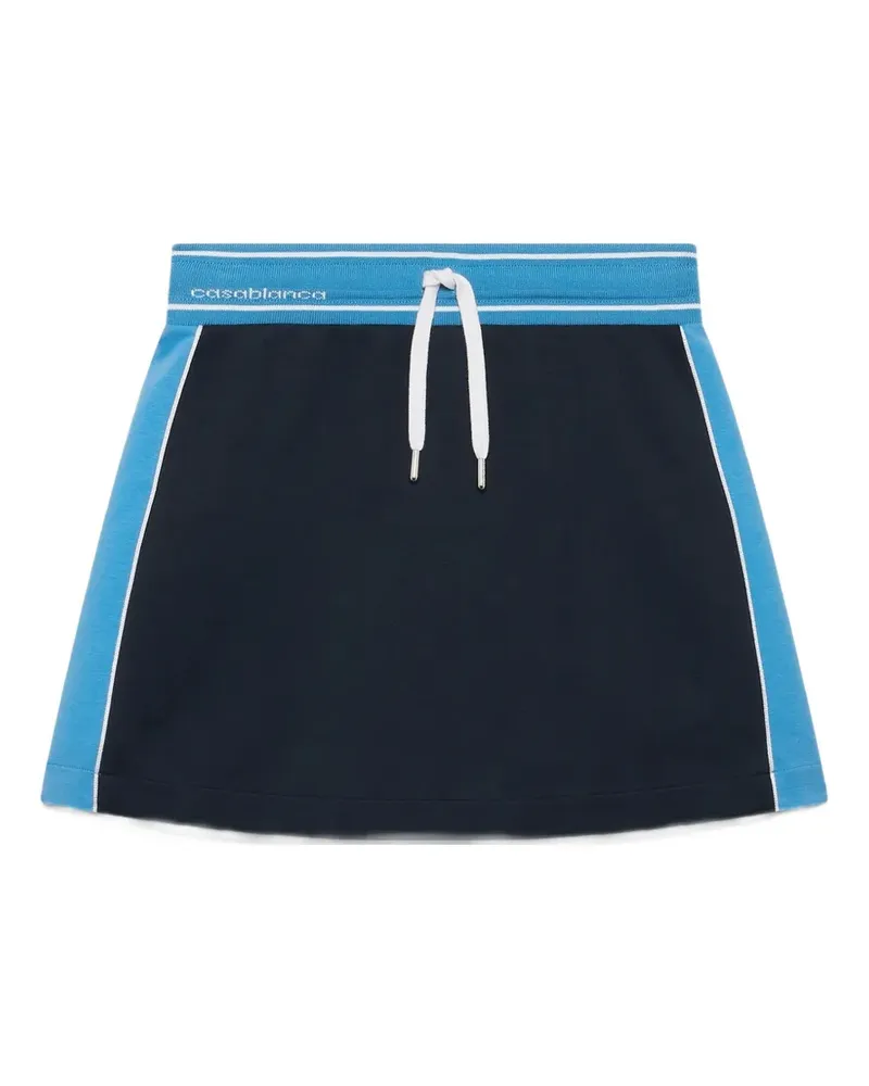 Casablanca Paris Minirock mit Kordelzug - Blau Blau