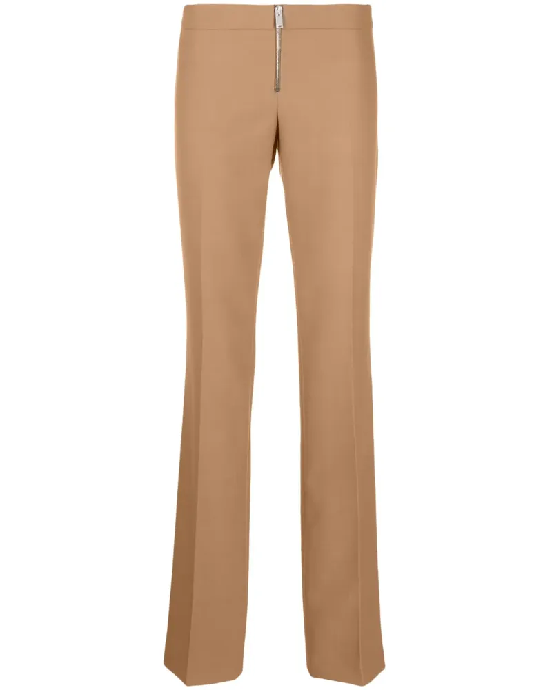 Stella McCartney Schmale Hose - Braun Braun