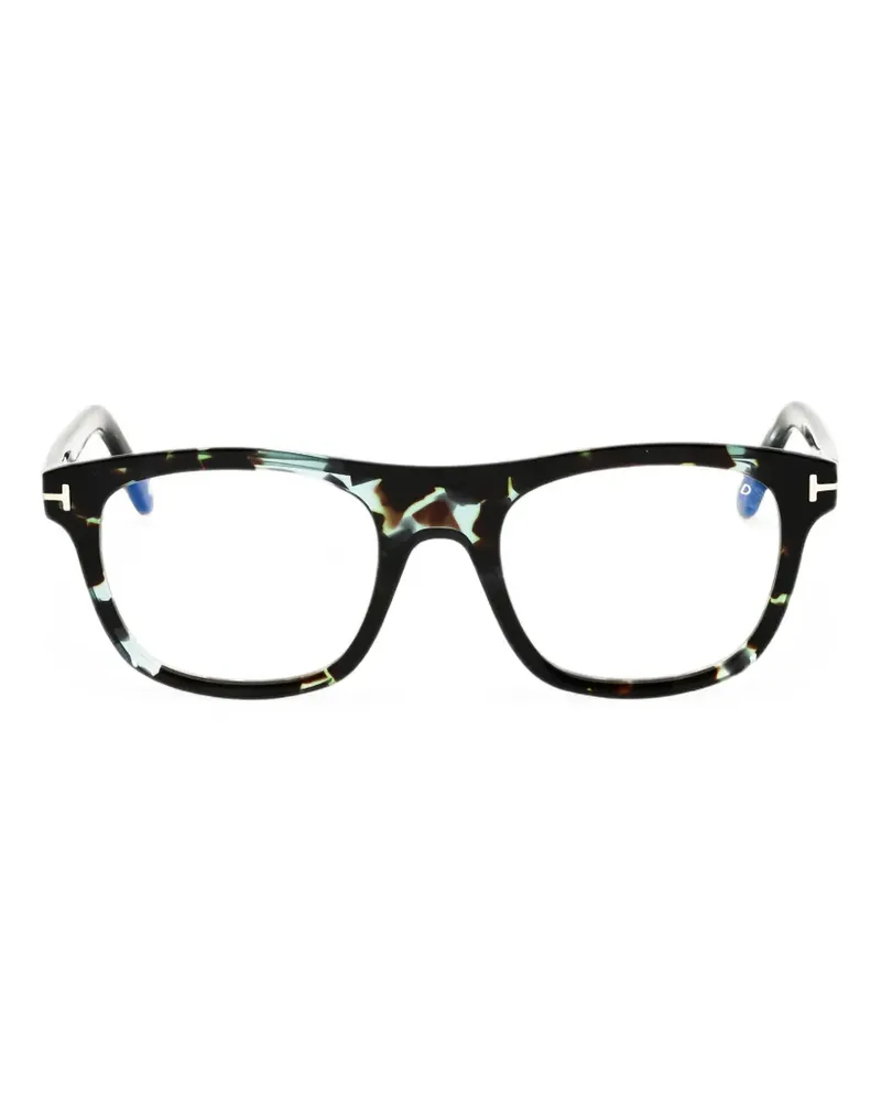 Tom Ford Brille mit eckigem Gestell - Schwarz Schwarz