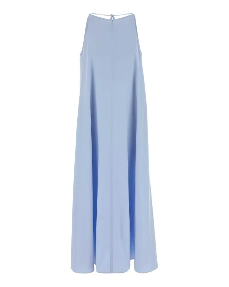 AGNONA sleeveless cotton midi dress - Blau Blau
