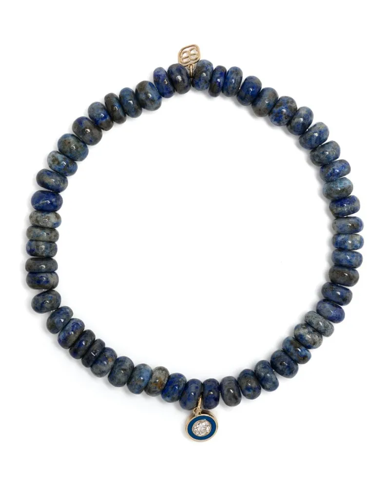 Sydney Evan Perlenarmband aus Lapislazuli Blau