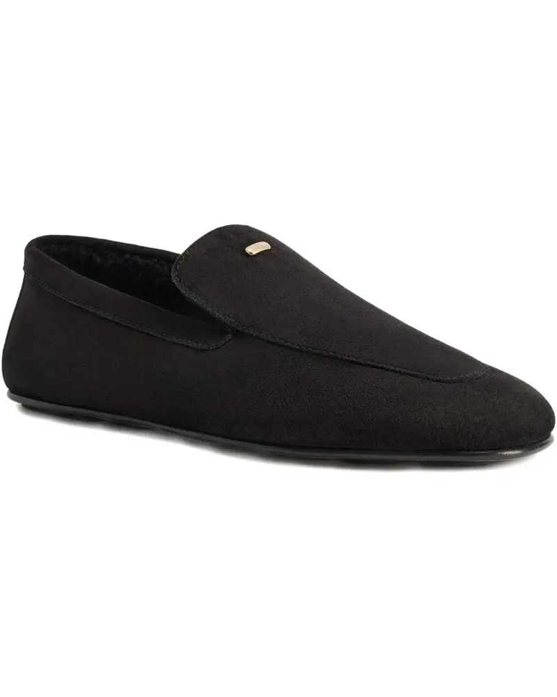 Giuseppe Zanotti Gz Driver Loafer aus Wildleder - Schwarz Schwarz