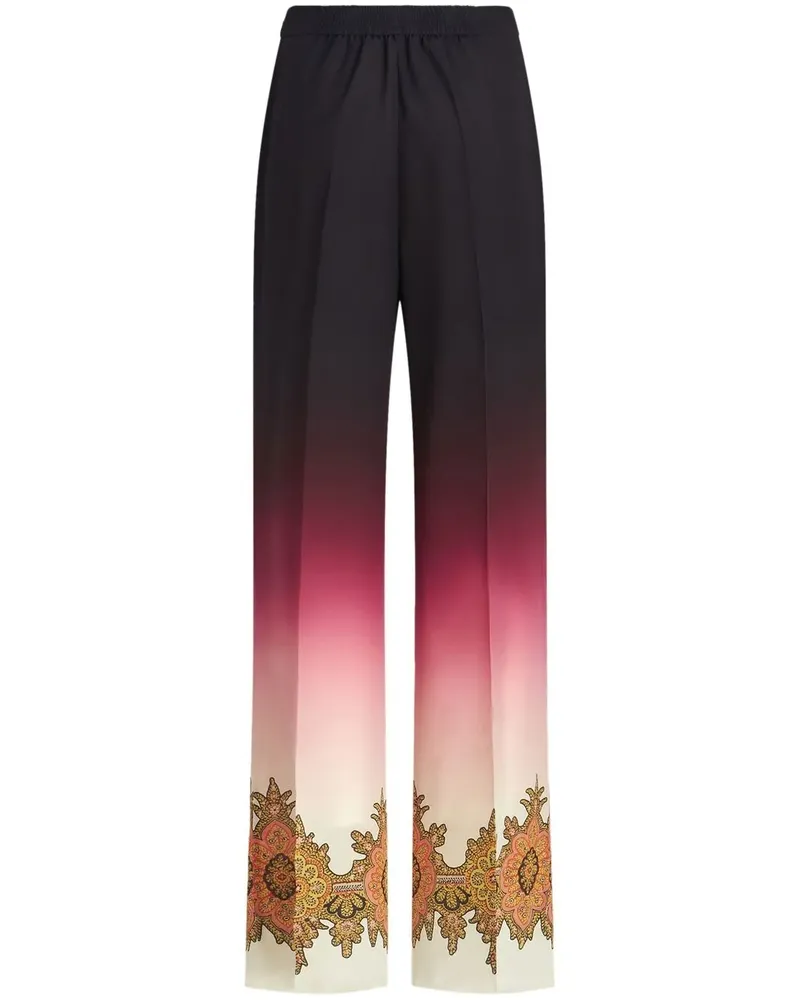 Etro Seidenhose mit Farbverlauf - Rot Rot