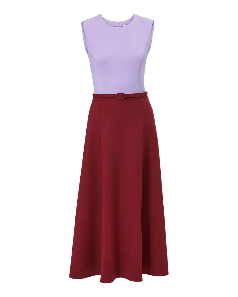 Carolina Herrera New York two-tone midi dress - Rot Rot