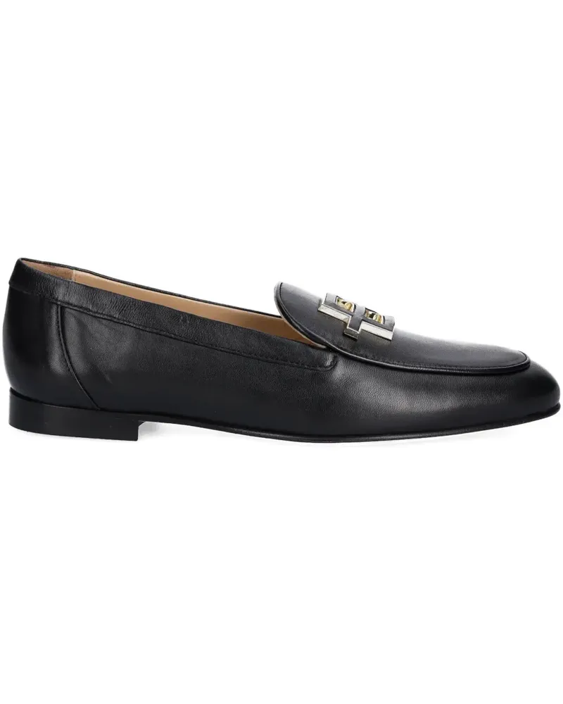 Baldinini Loafer aus Leder - Schwarz Schwarz