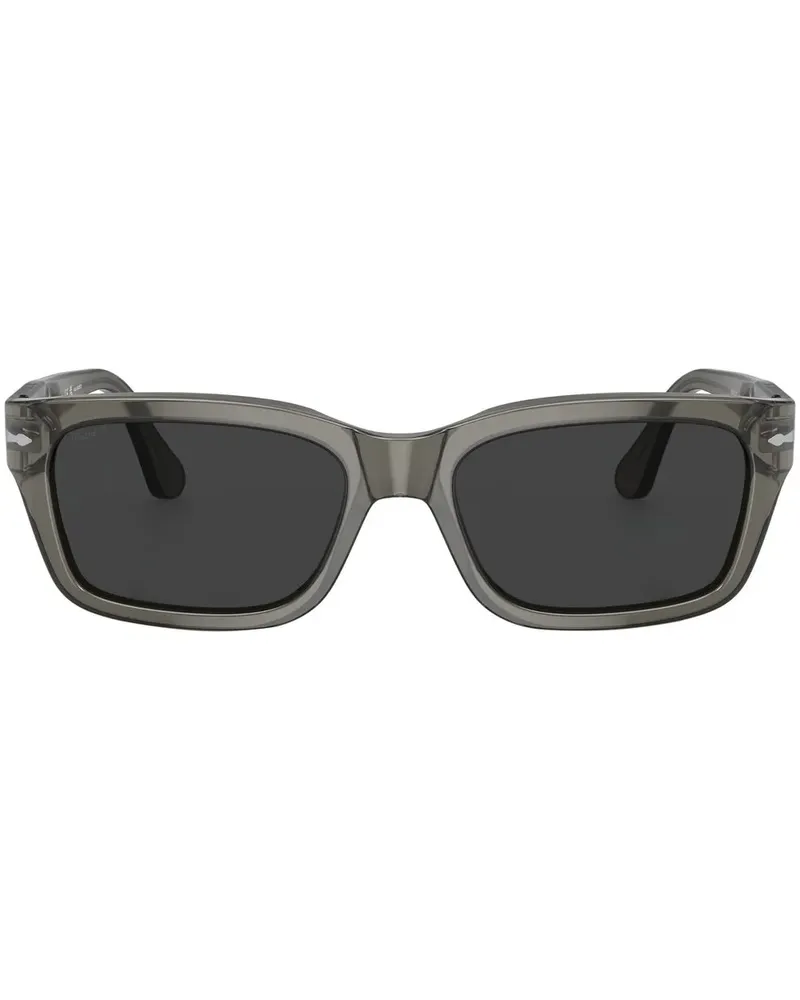 Persol Sonnenbrille mit eckigem Gestell - Grau Grau