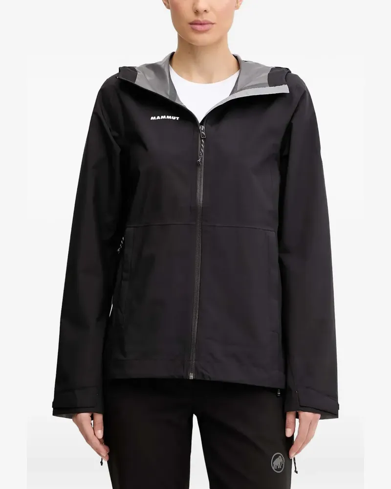 Mammut Linard Light HS zip-up hooded jacket - Schwarz Schwarz