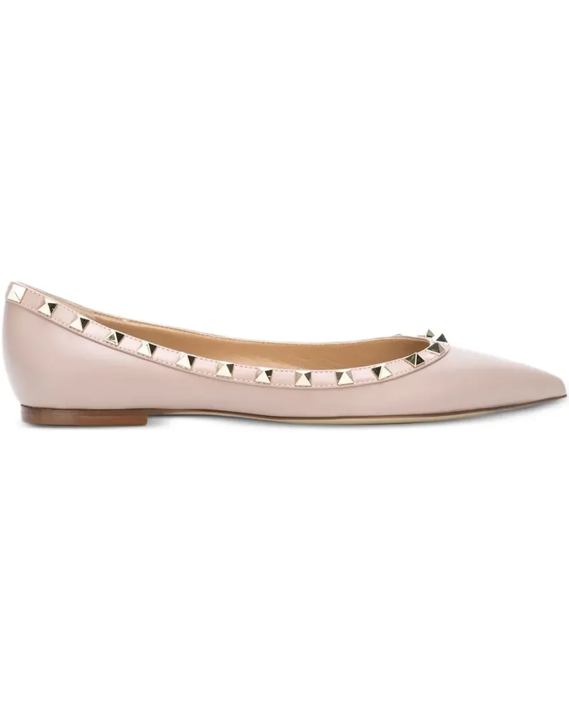 Valentino Garavani Rockstud' Ballerinas - Rosa Rosa