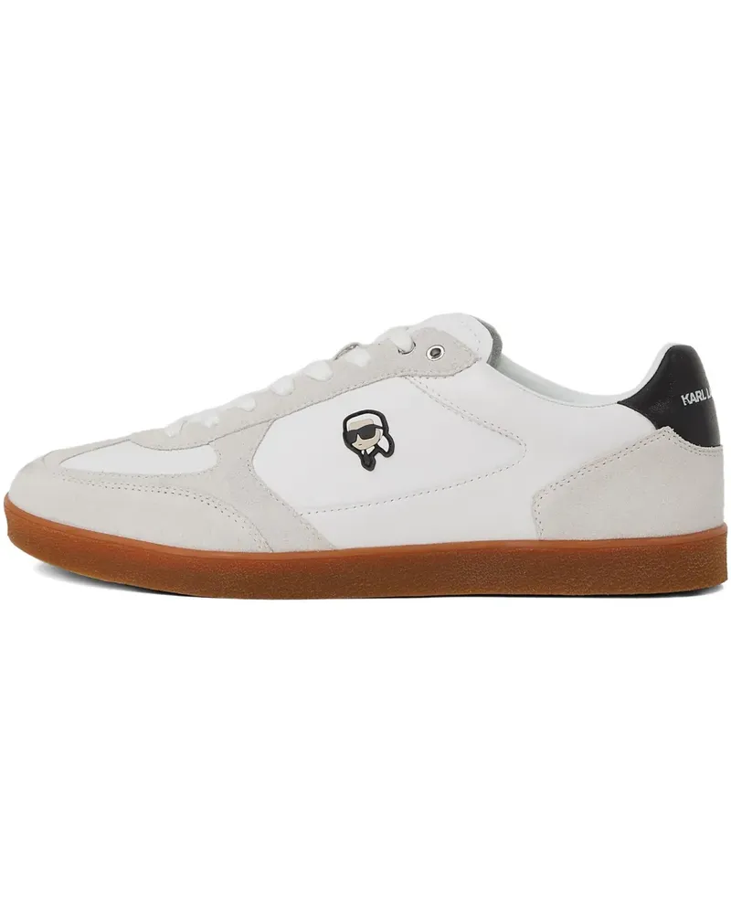 Karl Lagerfeld Kandidate Sneakers mit Logo-Applikation - Weiß Weiß