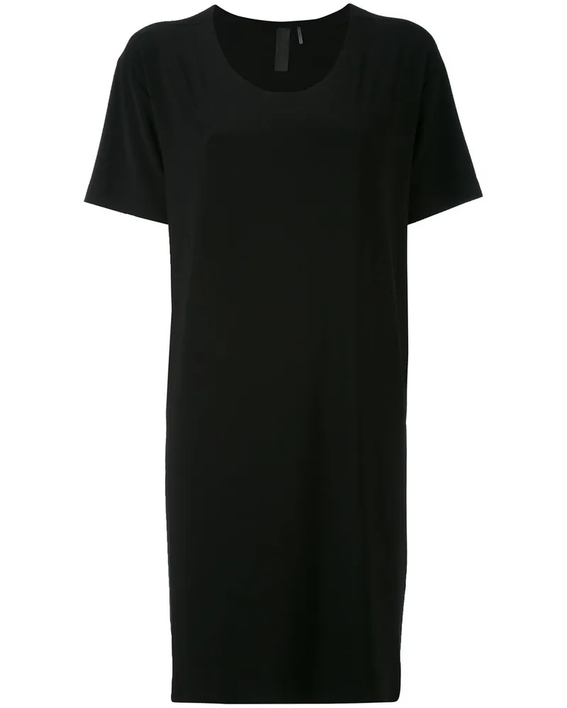 Norma Kamali Oversized-T-Shirt mit Rundhalsausschnitt - Schwarz Schwarz