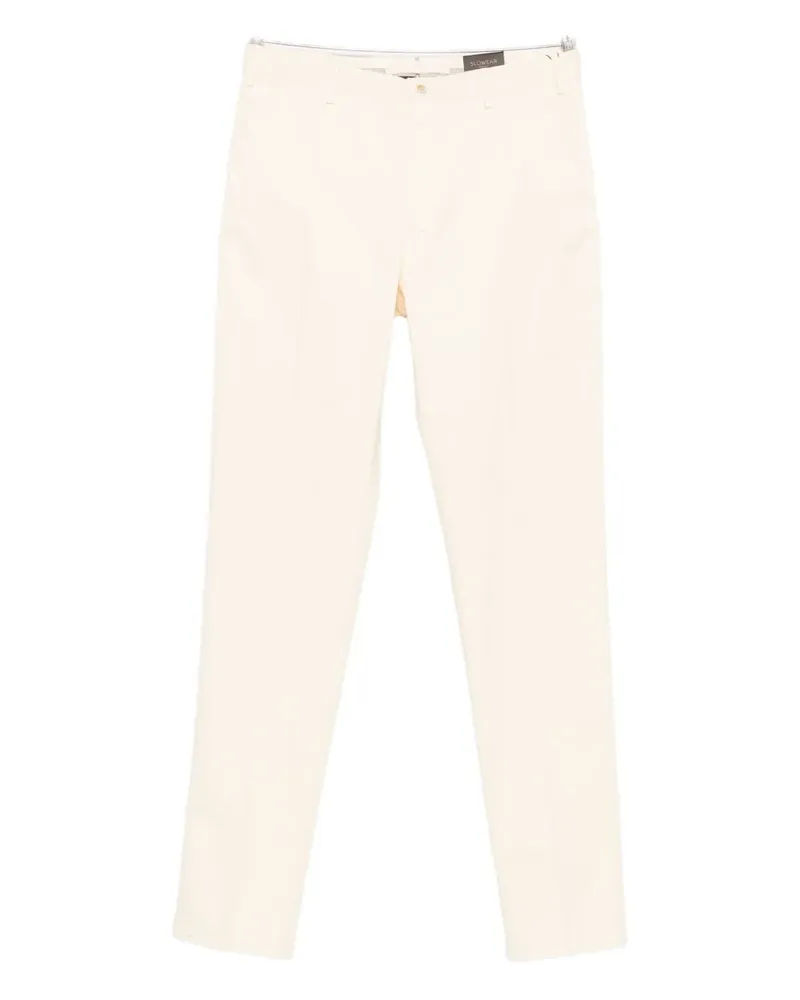 Incotex jetted-pocket pants - Weiß Weiß