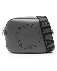 Stella McCartney Umhängetasche mit Logo-Schild Grau