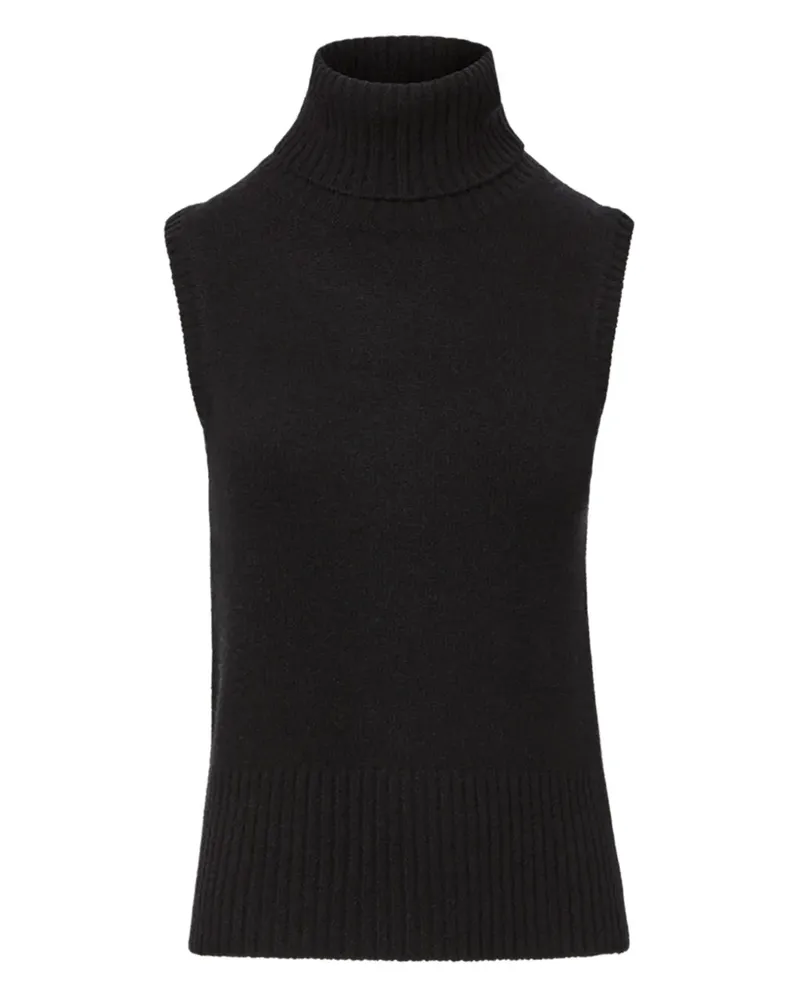 Veronica Beard Top mit Rollkragen - Schwarz Schwarz