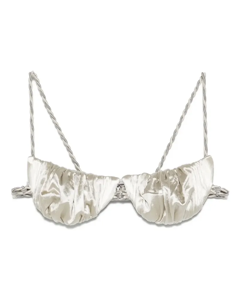 Isa Boulder Tiny Twist Bikinioberteil - Grau Grau