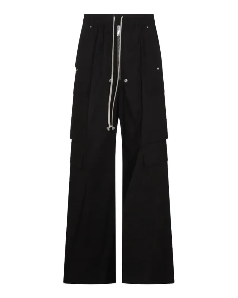 Rick Owens Cargobelas drawstring-fastening cargo pants - Schwarz Schwarz